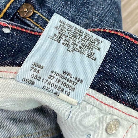 Vintage Levi’s Slim Boot Redline Selvedge Denim
